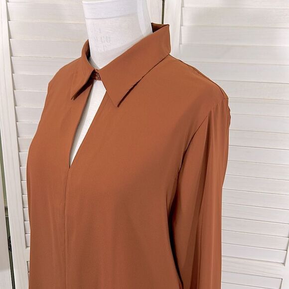 Banana Republic Essential Collared Blouse Size XL * - Picture 4 of 11